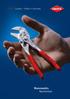 KNIPEX Quality Made in Germany. Nouveautés Noviteiten