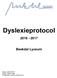 Dyslexieprotocol 2016-2017 Beekdal Lyceum