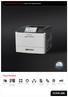 Topprestaties. Lexmark M5100 serie zwart-wit laserprinters. Extra USB-poort. Zwart-wit 10,9 cm of 17,8 cm kleuren touchscreen.