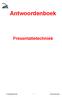 Antwoordenboek Presentatietechniek