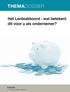 themadossier Het Lenteakkoord - wat betekent dit voor u als ondernemer? mr. A. (Fien) van Walbeek - Gijsbertsen