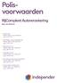 Polisvoorwaarden. RijCompleet Autoverzekering. RijCo AU-2016-04. Algemeen Model RijCo ALG 2016-04 pag. 2 t/m 10