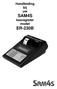 Handleiding bij uw SAM4S kasregister model ER-230B