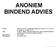 ANONIEM BINDEND ADVIES