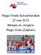 Regio Finale Schoolhandbal 27 mei 2015 Meisjes en Jongens Regio Oost (Zutphen)