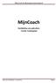 MijnCoach Handleiding voor gebruikers - Zonder Voedingsleer