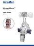 Mirage Micro. User Guide. Nederlands. nasal mask