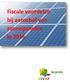 Fiscale voordelen bij aanschaf van zonnepanelen in 2016
