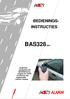 BEDIENINGS- INSTRUCTIES BAS328 MKII. SCM/TNO goedgekeurde startblokkering volgens de AA-03 normering met ingebouwde comfort module