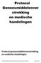 Protocol Geneesmiddelenver strekking en medische handelingen