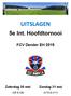 UITSLAGEN. 5e Int. Hoofdtornooi. FCV Dender EH 2015. Zaterdag 30 mei. Zondag 31 mei (U8 & U9) (U10 & U11)