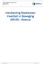 Handleiding Masterplan Kwaliteit in Beweging (MKIB) Abakus
