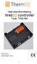 Gebruikershandleiding WebIQ controller. Type: THQ1406. ThermIQ Schiedam (NL)