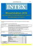 Intex wisselstukken BE/LUX 2016 zwembaden, luchtbedden en andere
