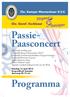 Programma. Passie- Paasconcert. Chr. Geref. Kerkkoor. Chr. Kamper Mannenkoor D.E.V.