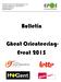 Bulletin. Ghent Orienteering- Event 2015