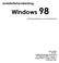 Installatiehandleiding Windows 98