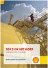 2012 IN HET KORT VOORZICHTIG VOORUIT. Stichting Shell Pensioenfonds