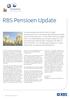 RBS Pensioen Update. voor een pensioenregeling die voldoet aan de nieuwe wetgeving per 1 januari 2015.