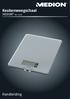 Keukenweegschaal MEDION MD 13639. Handleiding