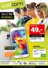 Telecom BACK TO SCHOOL! toestelprijs 0.- SAMSUNG GALAXY S5 NEO. van 59.- voor. p/mnd * Uw onafhankelijke telecomspecialist