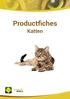 Productfiches. Katten SCIENCE ANIMA S