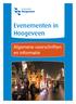 Evenementen in Hoogeveen. Algemene voorschriften en informatie