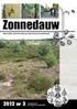 Zonnedauw nr 1. driemaandelijks tijdschrift van Natuurpunt Noord-Limburg (Lommel-Overpelt) Jaargang 45 januari-februari-maart