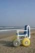 Strandrolstoelen. aan de Nederlandse kust