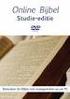 Installatie van de het Online Bijbel Abonnement met Online Bijbel Studie DVD (editie 11-01)