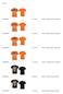 TS050634KNV ca. 56 stuks KNVB -L- Oranje Leeuwen, Orange Shirt. TS050634KNV ca. 56 stuks KNVB -M- Oranje Leeuwen, Orange Shirt
