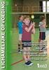 Samenhangend sportaanbod gericht op het bewegingsonderwijs en naschoolse sport- en beweegactiviteiten