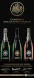 Mousserende wijnen. - Champagne Barons de Rothschild Brut Glas 8,5