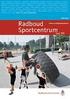 HUISHOUDELIJK REGLEMENT SPORTCENTRUM