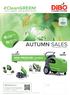 AUTUMN SALES HIGH PRESSURE CLEANERS