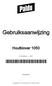 Gebruiksaanwijzing *D * Houtklover 1050 D Nederlands. Copyright by Posch Gesellschaft m.b.h.