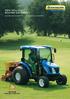New Holland Boomer EasyDrive. Boomer 45D EasyDrive I Boomer 54D EasyDrive