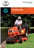 KUBOTA D I ESEL ZITMAAIER G21E/G2160E. meer pk s en een geveerde stoel heeft de Glide Cut Pro alles wat u nodig heeft om elke klus te klaren.