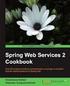 COOKBOOK WEBSERVICES