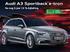 Audi A3 Sportback e-tron prijslijst Vanaf januari 2016
