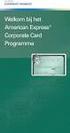 ING Corporate Card Programma Handleiding kaarthouders