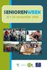 SENIORENWEEK. 21 > 26 november 2016