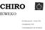 CHIRO IEWEKO. Zinnetjes januari maart Chirokalender Contactgegevens van de leiding