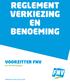 REGLEMENT VERKIEZING EN BENOEMING