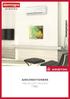 AIRCONDITIONERS PRIJSLIJST 04/2016. Ariston-prijslijst voor de eigen klanten, excl. BTW.