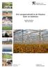Het energieverbruik in de Vlaamse land- en tuinbouw