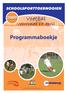 Programmaboekje Schoolsporttoernooi veldvoetbal 2009