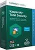 total security Multi-Device Quick Start Guide KASPERSKY total SECURITY Multi-Device 3 devices Please read before installing!
