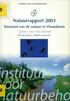 Natuurrapport 2003 Toestand van de natuur in Vlaanderen