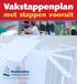 Vakstappenplan. met stappen vooruit